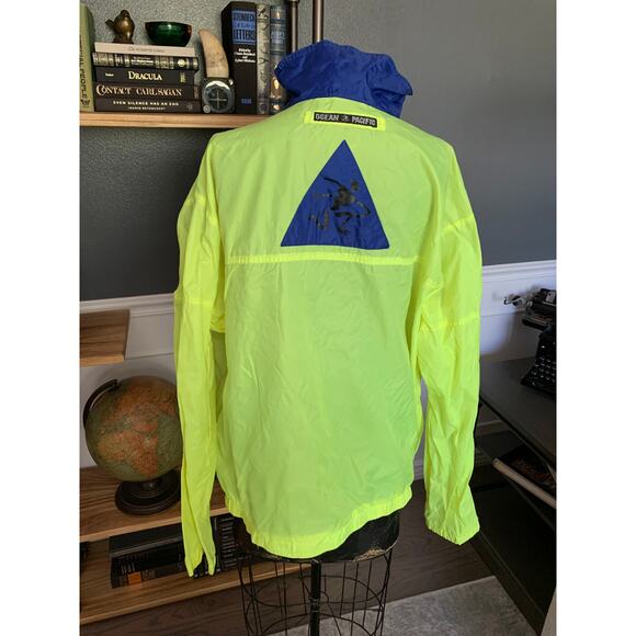 1990s Ocean Pacific Neon Windbreaker, Pullover, Men's L, Athletic, Lightweight - Picture 5 of 10